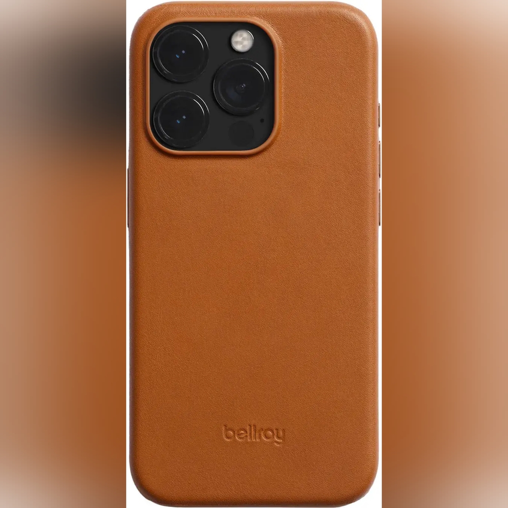 Bellroy Leather Case For iPhone 15 Pro Max (6.7") 3 Card Terracotta New In Box - Picture 2 of 16